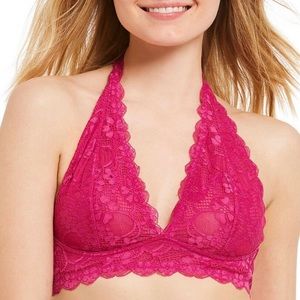 Free People Galloon Lace Halter Bra
